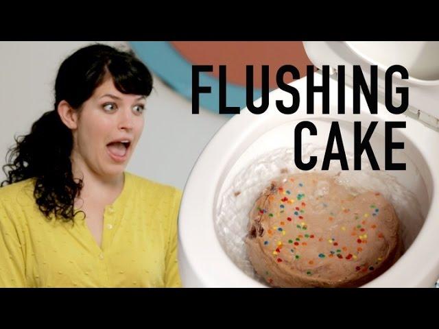 Can You Flush A Chocolate Cake Down A Toilet?