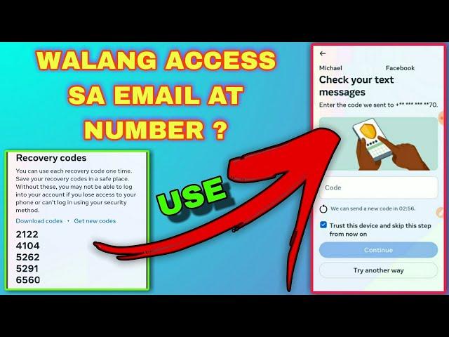 HOW TO FIX TWO-FACTOR AUTHENTICATION FACEBOOK ACCOUNT RECOVERY 2024 | CHECK YOUR TEXT MESSAGES