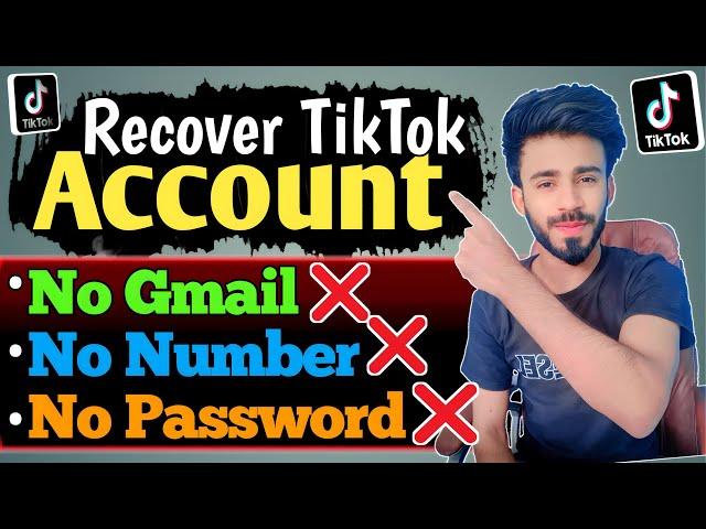 How to Recover TikTok Account without Email Or Phone Number - 2024