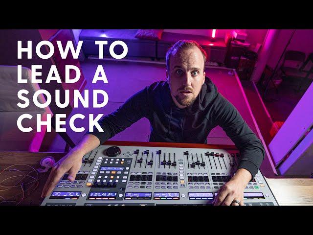 How to Conduct a Sound Check for Worship Band