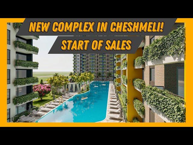 New complex in Cheshmeli, Mersin. 2+1, 3+1 apartments