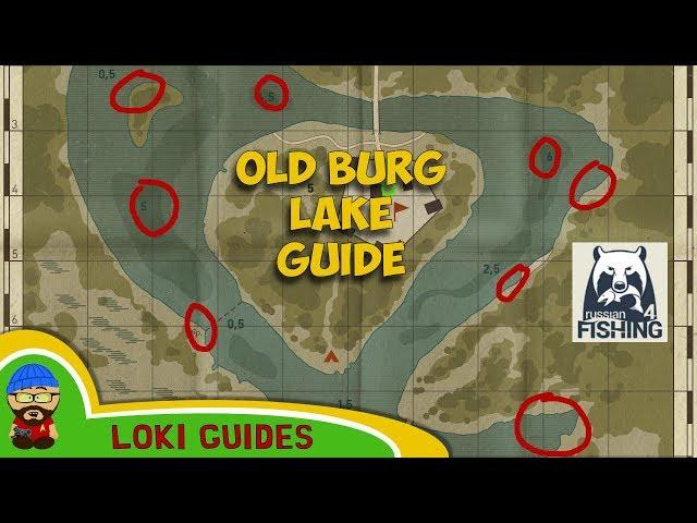 Old Burg Lake Guide - Best Spots & Baits for Float, Feeder and Spinning - Russian Fishing 4