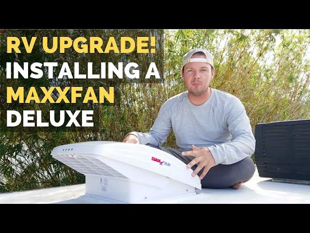 MaxxFan Deluxe Installation | DIY RV Remodel | Full Time RV Living