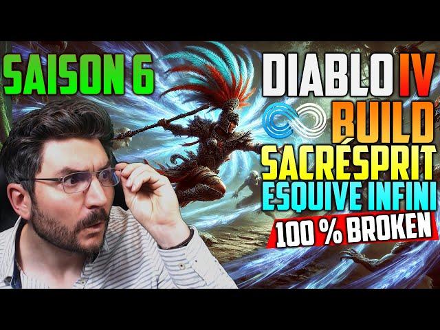 (Nerfed) Build Sacresprit Esquive infini Saison 6 | Diablo 4