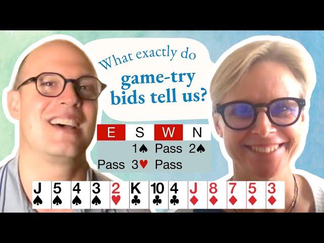 What exactly do game-try bids tell us? - with Bridget Rampton