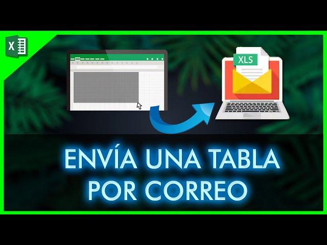 Cómo Copiar una TABLA de Excel al CORREO Electrónico 