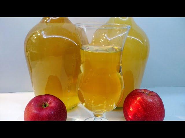 Apple cider vinegar recipe.  How to make apple cider vinegar step by step