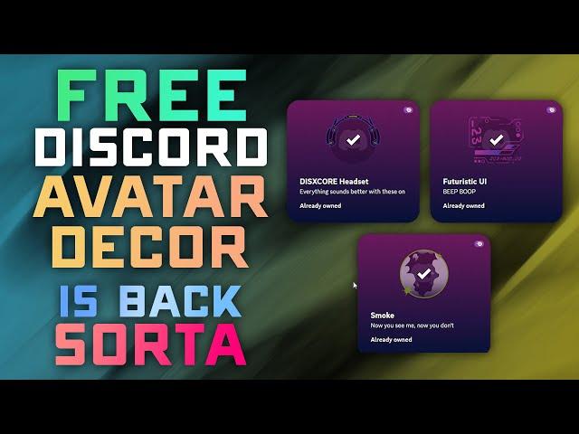 How to Get FREE Avatar Decorations on Discord Again (SORTA)