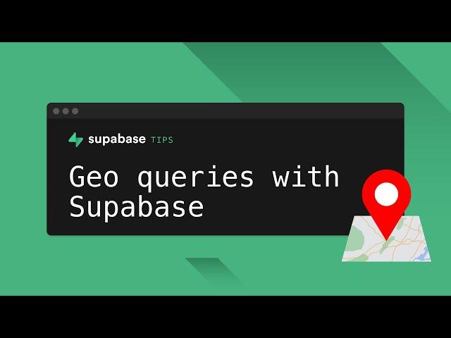 How to perform geographical queries using Supabase and PostGIS