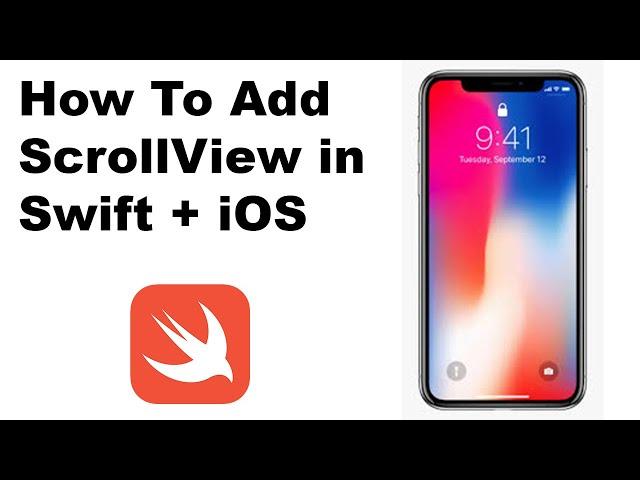 How To Add ScrollView in Swift and iOS - 2020