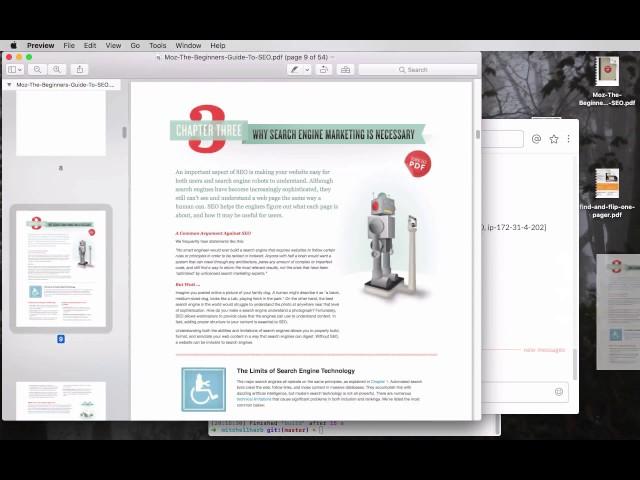 How To Save One Page Of A PDF Document - Mac Only