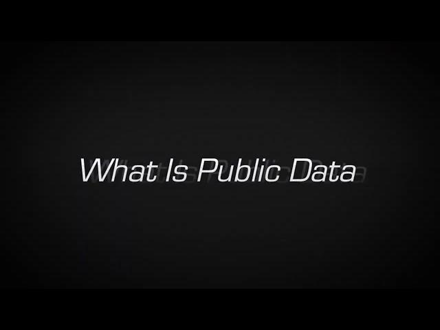 What Is Public Data - Dr Eric Cole’s Security Tips