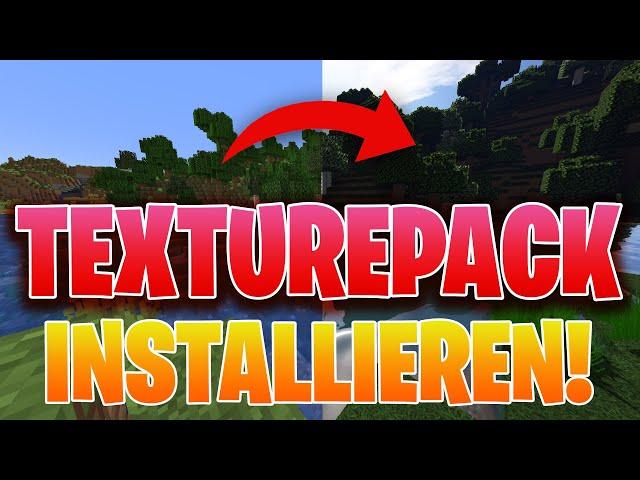 Minecraft Texture Pack INSTALLIEREN | Wie installiert man Texture Packs bei Minecraft Java Deutsch