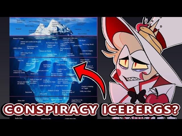 The Hazbin Hotel & Helluva Boss Conspirators Iceberg Charts Explained.