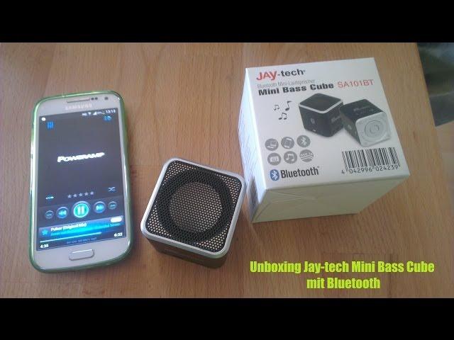 Unboxing Jay-tech Mini Bass Cube mit Bluetooth SA101BT (Deutsch/German)