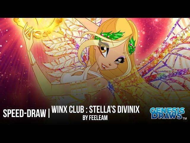 SPEED-DRAW | Winx Club - Stella's Divinix Transformation