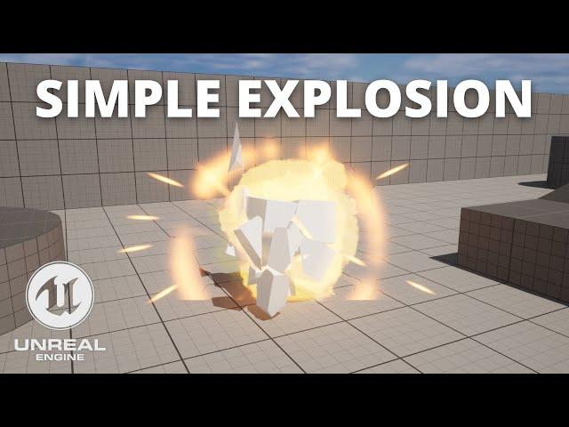 How to Make a Simple Explosion in Unreal Engine 5 - Chaos Destruction