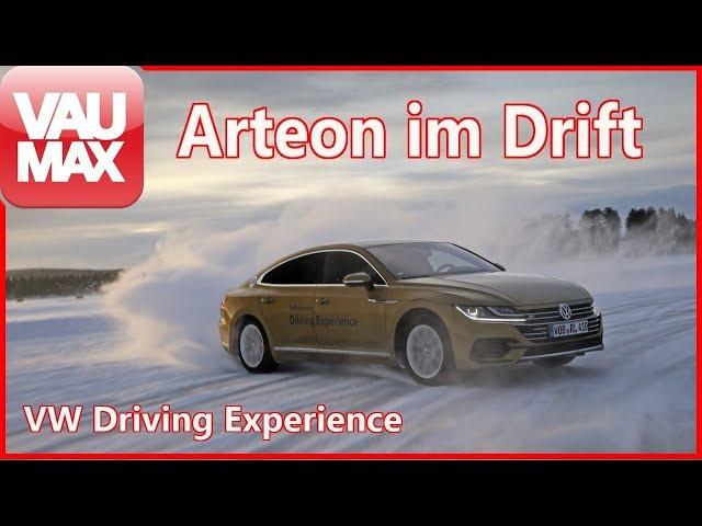 VW Arteon im Grenzbereich – VAU-MAX.tv bei der VW Driving Experience in Schweden