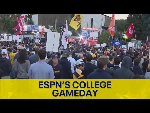 Thousands attend ESPN's College Game Day pregame at UC Berkeley | KTVU