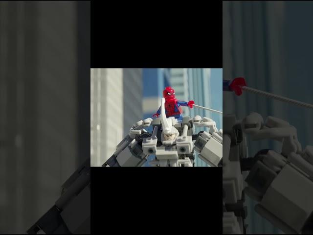 ЛЕГО ЧЕЛОВЕК ПАУК ПРОТИВ НОСОРОГА  Ч 2 3D анимация  #blender #3d #animation #spiderman #lego