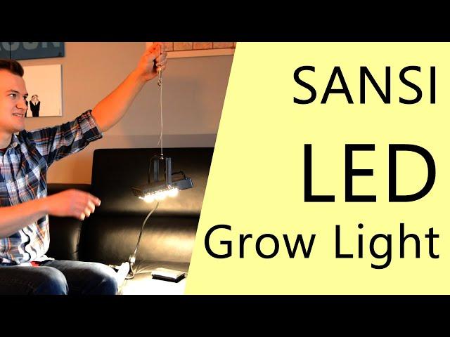 SANSI 70W LED Grow Light Review - Grow plants indoors