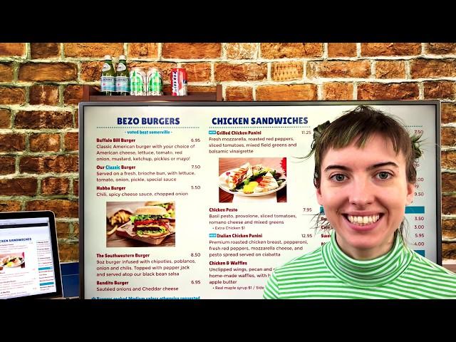 How to Make a Digital Menu Board