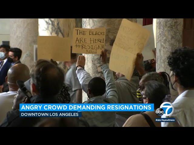 Tensions flare at 1st LA City Council meeting since racist audio leaked