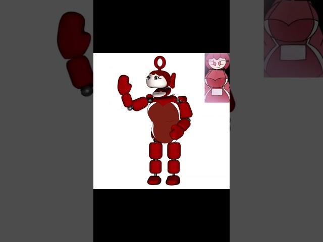 This is very weird, they wearing a outfits anime in Five nights at tubbyland