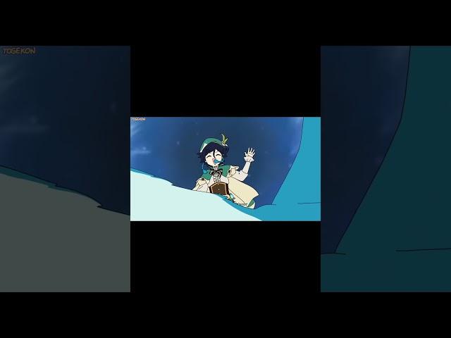 How to summon Venti | Genshin Impact Animation  #genshinimpact #venti