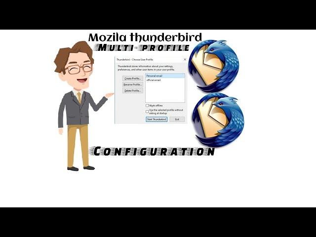 Multi - Profile  email configuration 1.0 - Mozila Thunderbird