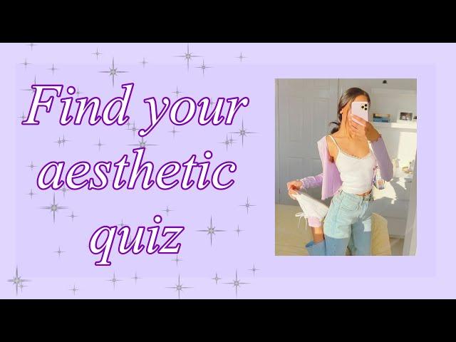 FIND YOUR AESTHETIC 2022 | AESTHETIC QUIZ 2021