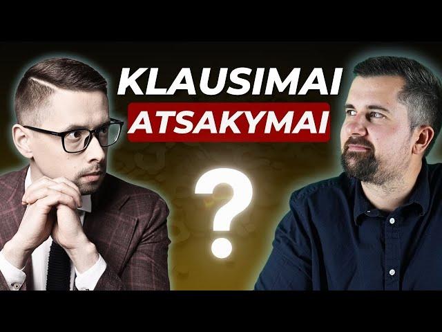 Atsakinėjam į jūsų klausimus/komentarus | Aleksandras & Emilis