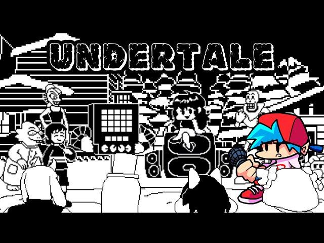 Friday Night Funkin' - VS UNDERTALE[DEMO]  | CUTSCENES (FNF Mod Hard)