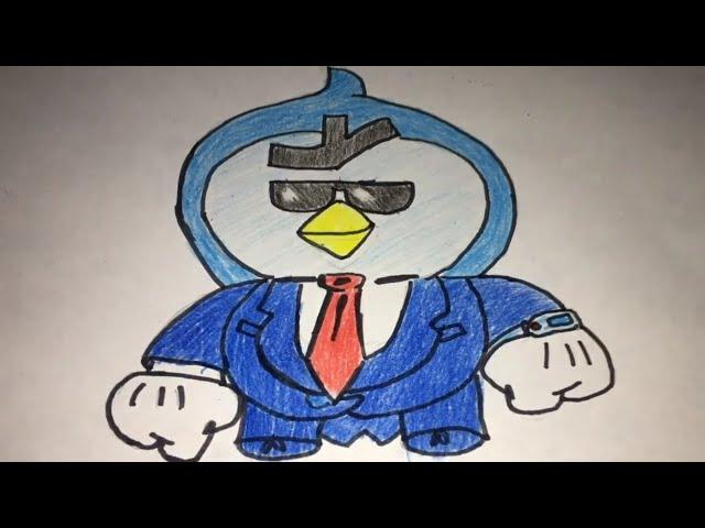 Как нарисовать АГЕНТ ПИ ! How to draw AGENT P!#мистерпи#агентпи#новыйскин#