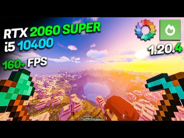 MINECRAFT 1.20.4 : SODIUM & IRIS RTX 2060 SUPER + I5 10400