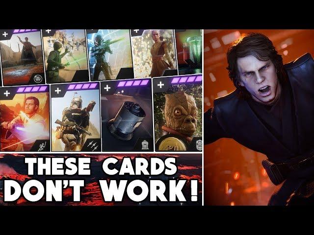 Battlefront 2 has 17 Star Cards that DON’T WORK (or are useless)… DO NOT USE THESE!