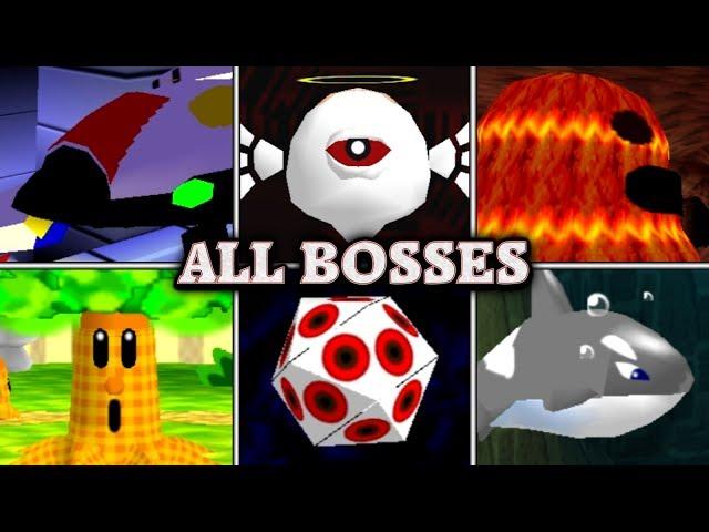 Kirby 64: The Crystal Shards - All Bosses (No Damage)