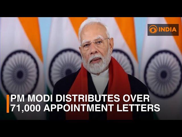 Rozgar Mela 2024: PM Modi distributes over 71,000 appointment letters