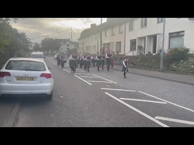 Ballygowan Pipe Band (Brian Boru) 27/08/2022 playing Killaloe