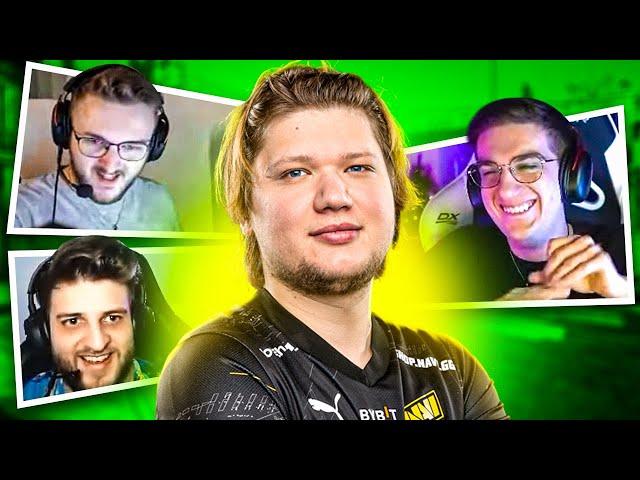 РЕАКЦИЯ ПРО Игроков и СТРИМЕРОВ на ИГРУ S1MPLE