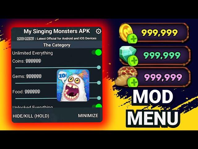 My Singing Monsters HACK/MOD APK v9.2 | Unlimited Coins, Gems, Food & All Monsters Unlocked