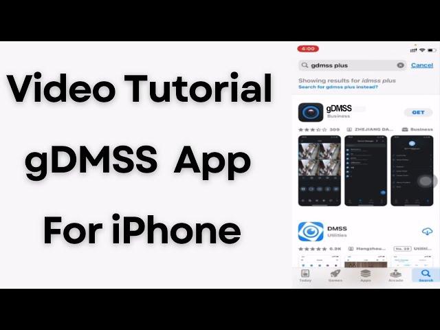 gDMSS| gDMSS Lite| How to Configure gDMSS Lite iPhone App?