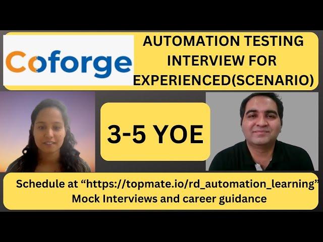 Automation Testing Interview Questions and Answers| Testing Questions | RD Automation Learning