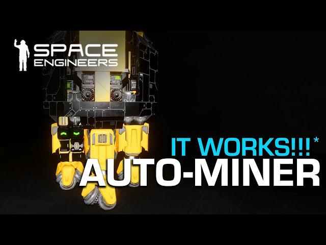 Build an Auto Mining Drone Without Scripts - Part 2 (Space Engineers)