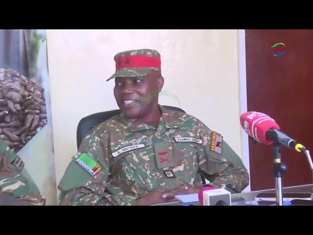 Zambia Army Monitors Border Security