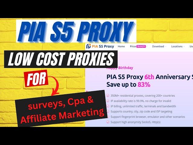 PIA S5 Residential Proxy Review - 911.re Alternative || Low Cost Proxies