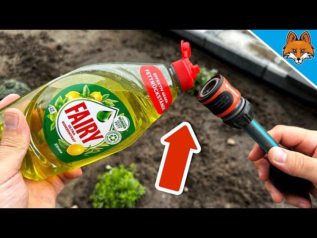 Kippe Spüli in den Gartenschlauch und STAUNE WAS PASSIERT(Genialer Trick)