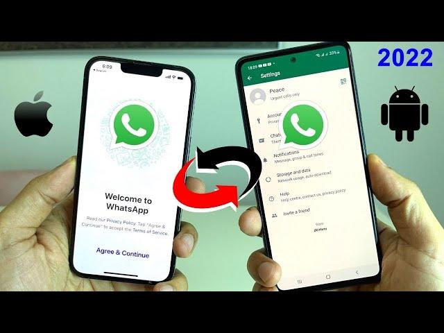 How to transfer whatsapp messages from iPhone to Android? (2022)