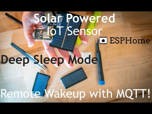 ESP32 wake from Deep Sleep | ESPHome and HomeAssistant + MQTT