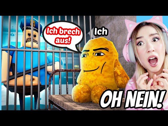 Beki noob gefangen in BARRY PRISON BREAK roblox als Chicken Nugget Gegagedigedagedago für 24 Stunden